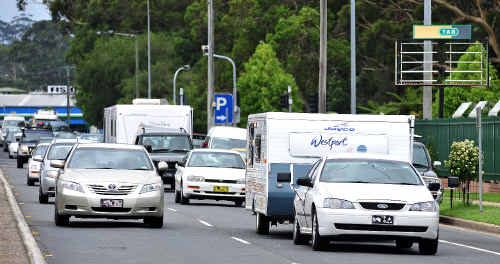 Due to flooding to the north, holiday traffic is using the Coffs Coast as an escape route. Due to flooding to the north, holiday traffic is using the Coffs Coast as an escape route.